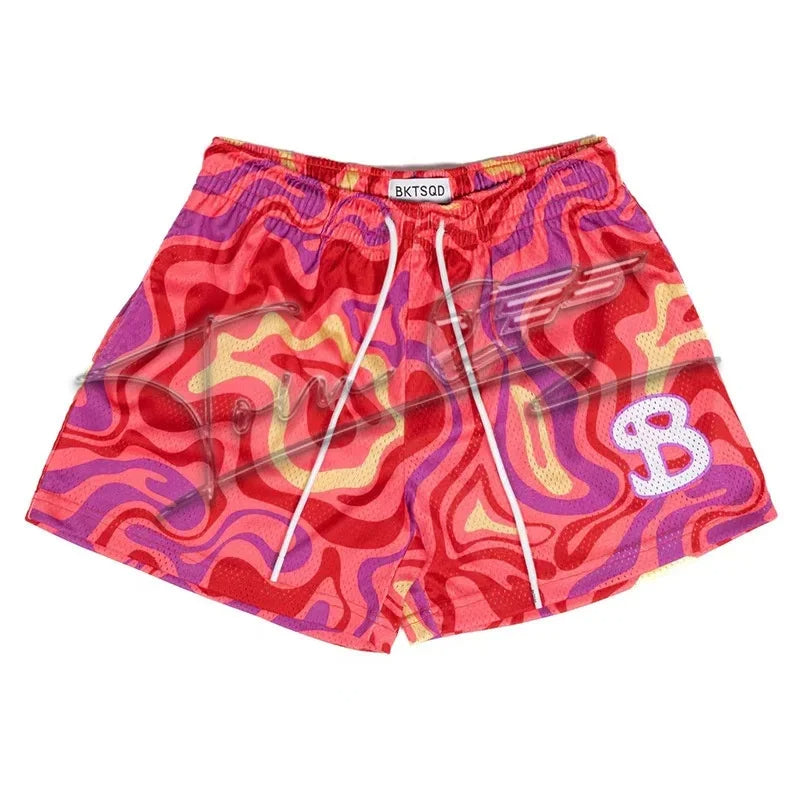 BKTSQD Gym Short Men/Women - Mesh, Gym, Comfortable, Breathable, Stretchy