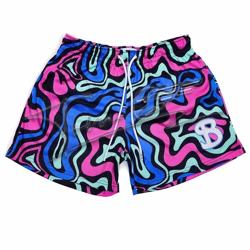 BKTSQD Gym Short Men/Women - Mesh, Gym, Comfortable, Breathable, Stretchy