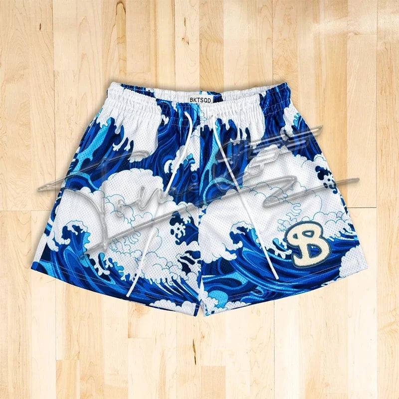 BKTSQD Gym Short Men/Women - Mesh, Gym, Comfortable, Breathable, Stretchy