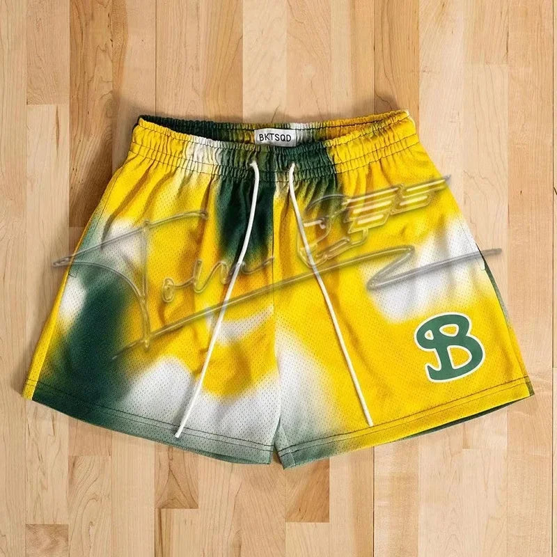 BKTSQD Gym Short Men/Women - Mesh, Gym, Comfortable, Breathable, Stretchy