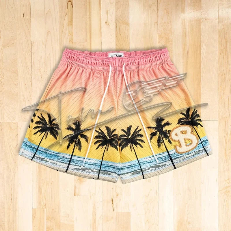 BKTSQD Gym Short Men/Women - Mesh, Gym, Comfortable, Breathable, Stretchy