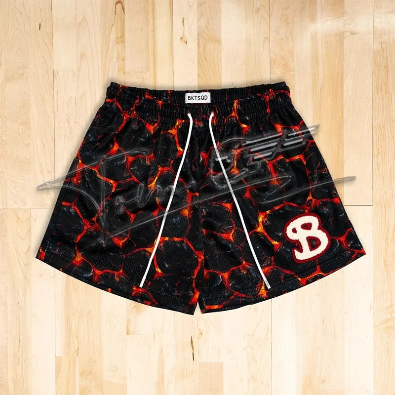 BKTSQD Gym Short Men/Women - Mesh, Gym, Comfortable, Breathable, Stretchy